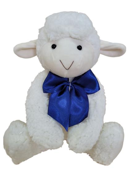 Imagem de Ovelha de pelúcia 34cm ovelhinha fazendinha grande brinquedo