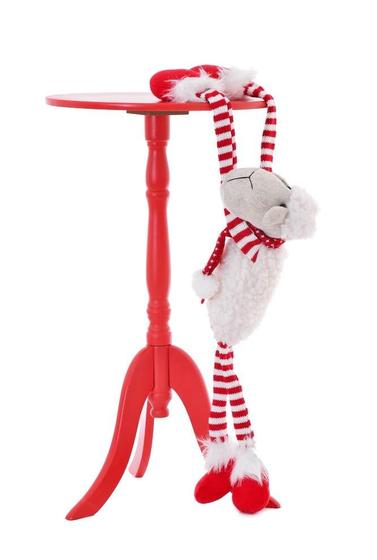 Imagem de Ovelha RED SHEEP de Pendurar em Poliéster 1PC 67cm Decoração de Natal