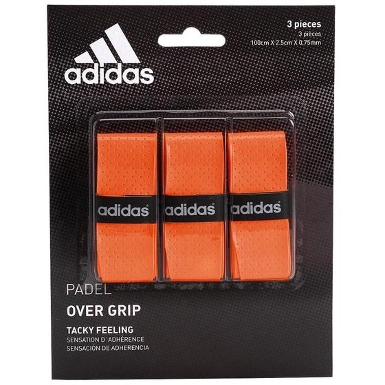 Imagem de Overgrip Adidas Padel e Beach Tennis X3 Laranja Fluor