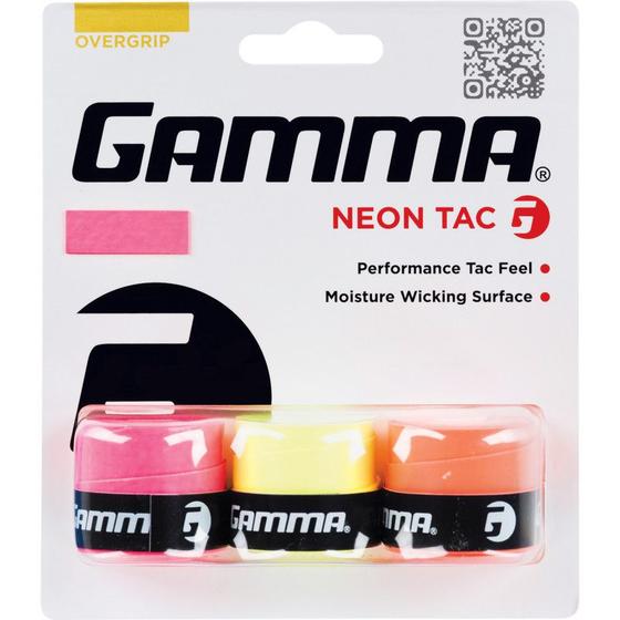 Imagem de Overgrip Gamma Neon Tac - 3 Unidades