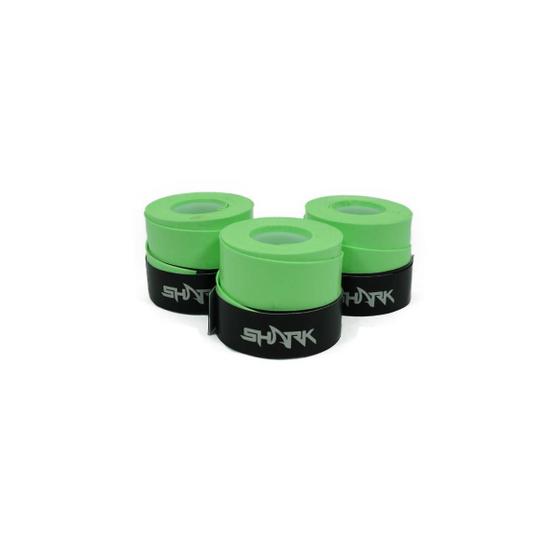 Imagem de Overgrip Shark Pro Extra Tacky Verde - Pack Com 3 Unidades