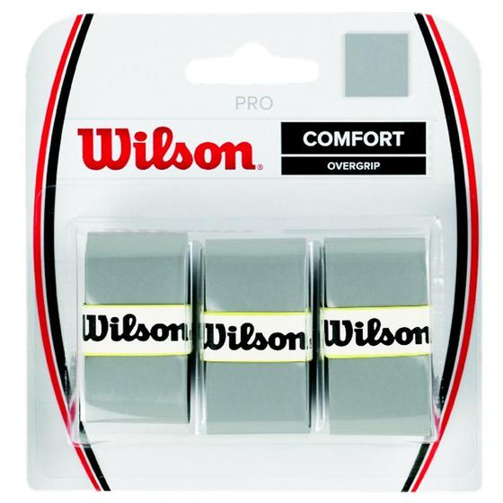 Imagem de Overgrip Wilson Conforto - Pacote com 3 Unidades (Prata)