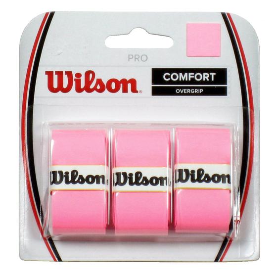 Imagem de Overgrip Wilson Pro Comfort - Pacote com 3 Unidades para Tênis e Badminton