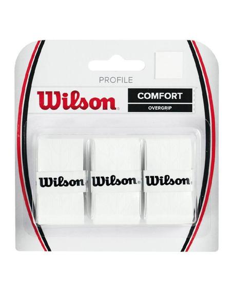 Imagem de Overgrip Wilson Profile - 3 Unidades - Branco