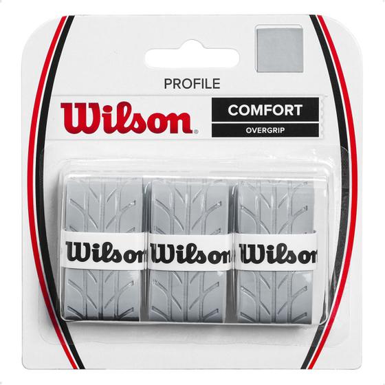 Imagem de Overgrip Wilson Profile cinza (Pack com 3 un.)