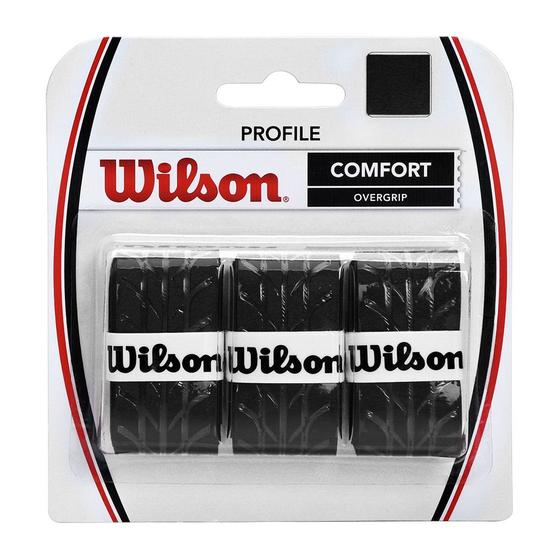 Imagem de Overgrip Wilson Profile Com 03 Unidades Preto