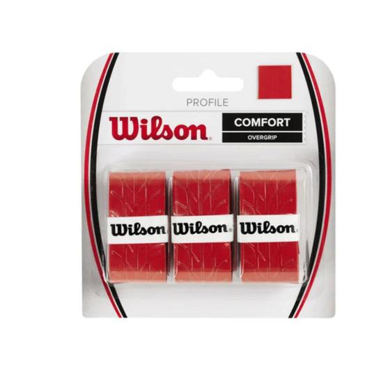 Imagem de Overgrip Wilson Profile Comfort Red X3