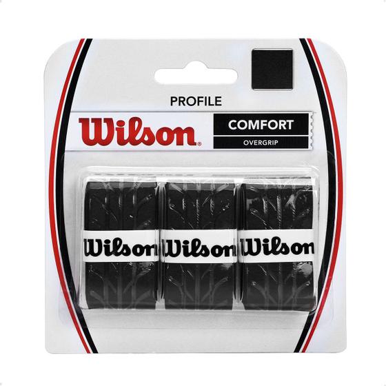 Imagem de Overgrip Wilson Profile Preto (Pack com 3 un.)