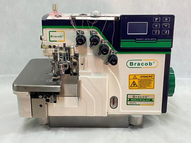 Imagem de Overlock 4 Fios, Alta Velocidade,8000ppm, BCS6-AT- BIVOLT