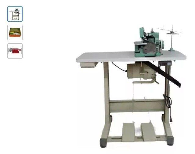 Imagem de Overlock Com Motor Grande e Mesa, completa