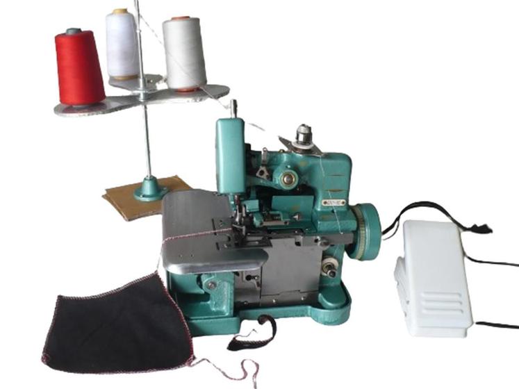 Imagem de Overlock Portatil Semi Industrial 220v-KIT  COM 2 MAQUINAS