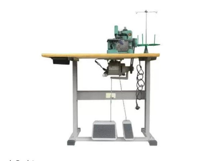 Overlock SemiIndustrial c/ Motor Grande+Mesa Bivolt Fox Máquinas de Costura, Bordado e