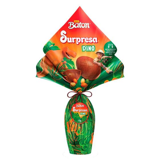 Ovo de Páscoa Garoto Baton Dino 172g Ovo de Páscoa Magazine Luiza