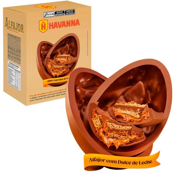 Ovo de Pascoa Havanna C/ Alfajor Doce de Leite Dulce Leche Recheio Bombom Páscoa Premium 630g Menor preço em Ovo de Pascoa Havanna C/ Alfajor Doce de Leite Dulce Leche Recheio Bombom Páscoa Premium 630g