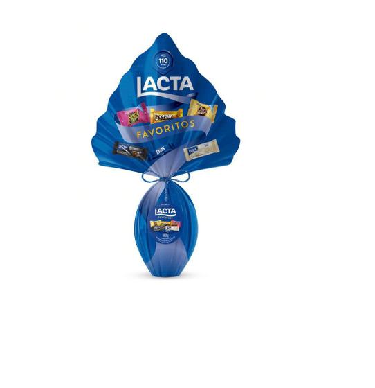Ovo De Páscoa Lacta Favoritos 560G Ao Leite Menor preço em Ovo De Páscoa Lacta Favoritos 560G Ao Leite