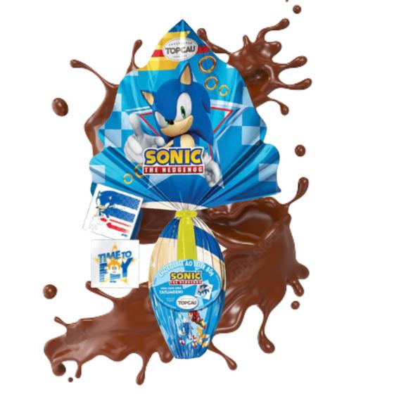 Ovo de Páscoa Sonic Ovo de Pascoa ao Leite Infantil 80G Menor preço em Ovo de Páscoa Sonic Ovo de Pascoa ao Leite Infantil 80G