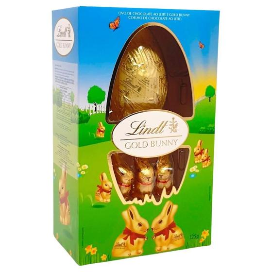 Imagem de Ovo De Páscoacom Coelhos De Chocolate Lindt 125G