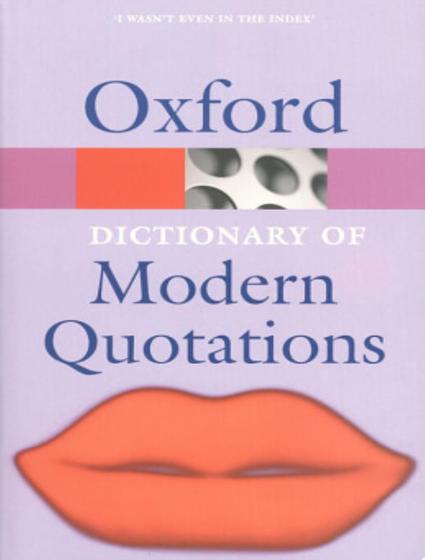Imagem de Oxford Dictionary Of Modern Quotations - OXFORD UNIVERSITY