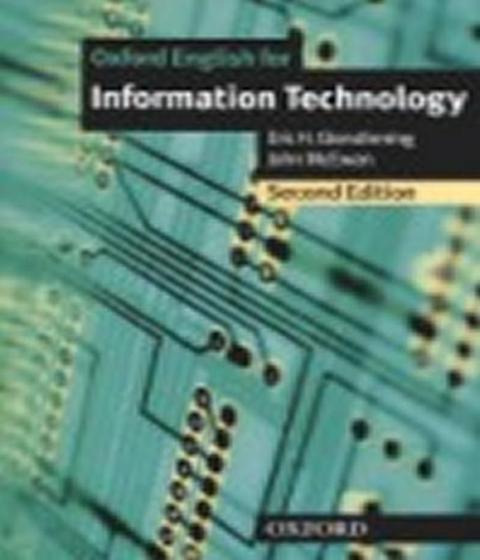 Imagem de OXFORD ENGLISH FOR INFORMATION TECHNOLOGY - STUDENT BOOK - 02 ED -  