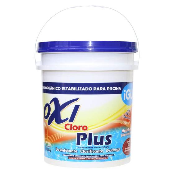 Oxi Cloro Plus - Puro 56% Ativo Para Piscina - Balde de 10 Kg - iGUi Menor preço em Oxi Cloro Plus - Puro 56% Ativo Para Piscina - Balde de 10 Kg - iGUi