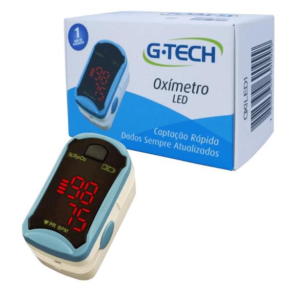 Oximetro De Dedo Digital G-Tech Menor preço em Oximetro De Dedo Digital G-Tech