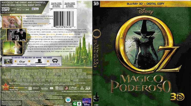 Imagem de Oz: Mágico E Poderoso 3D (Blu-Ray + Blu-Ray 3D)