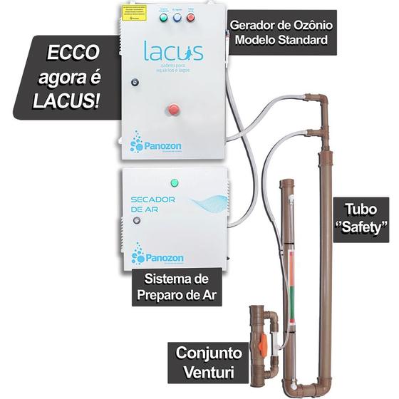 Imagem de Ozonizador Lacus Standard 50 Lagos Até 50.000l 220v Panozon
