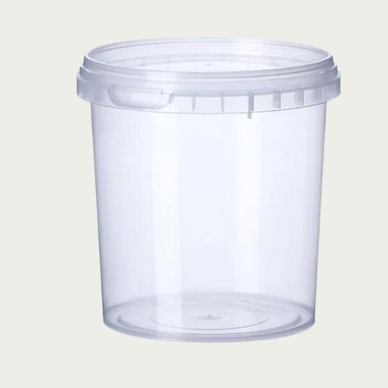 Imagem de P1000 ml - Pote  Redondo Com Lacre  50 unidades.
