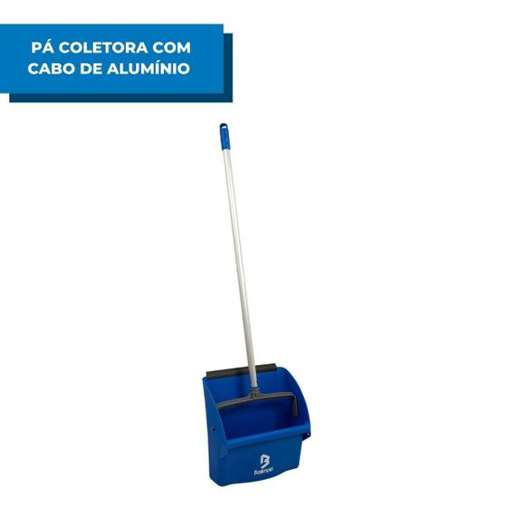 Imagem de Pá Coletora Pop Com Cabo de Alumínio 70cm Bralimpia