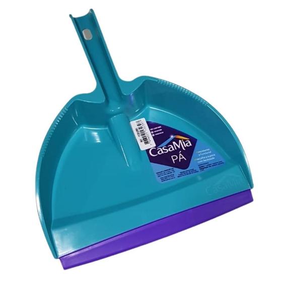 Imagem de Pá De Lixo Plástica Pequena Com Cabo Curto CasaMia
