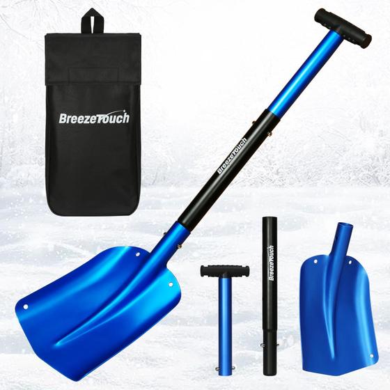 Imagem de Pá de neve Breeze Touch Metal, alumínio, 82 cm com bolsa