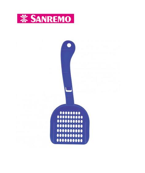 Imagem de Pá Higienica Para Bandeja Caixa de Areia Sanitária Pet Sanremo Rosa ou Azul