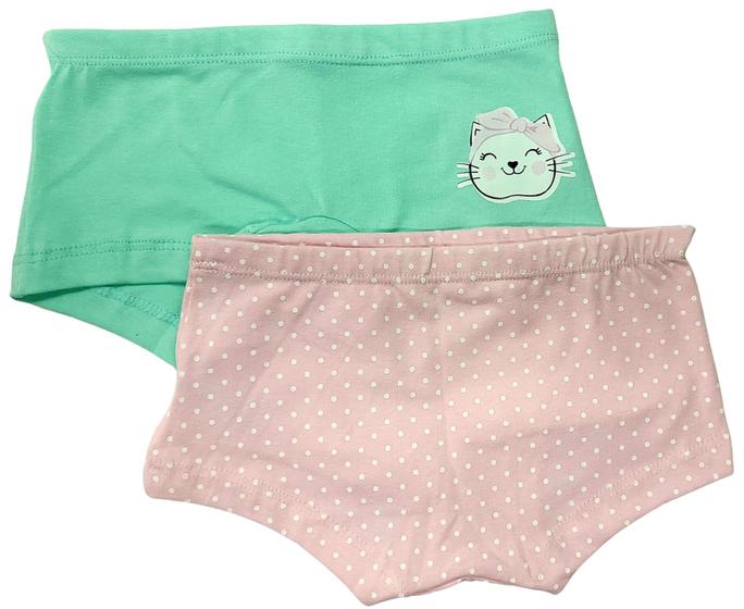 Imagem de Pack 10 Calcinhas Boxer Infantil Menina- Estilo E Conforto