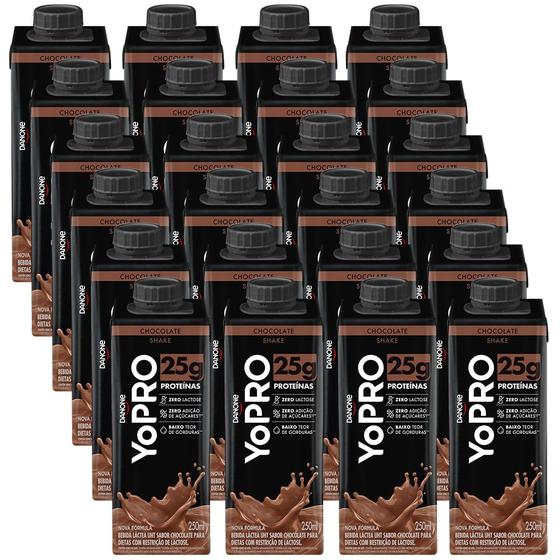 Imagem de Pack 24 unidades YoPRO Bebida Láctea UHT Chocolate 25g de proteínas 250ml