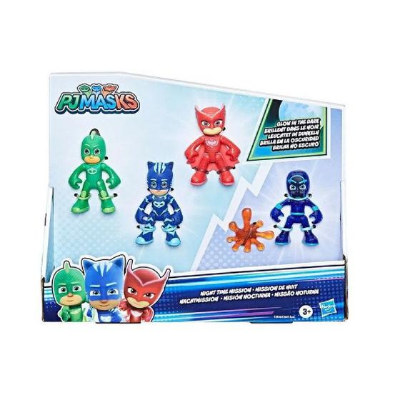 Imagem de Pack 4 Mini Figuras PJ Masks Missao Noturna Hasbro F2836