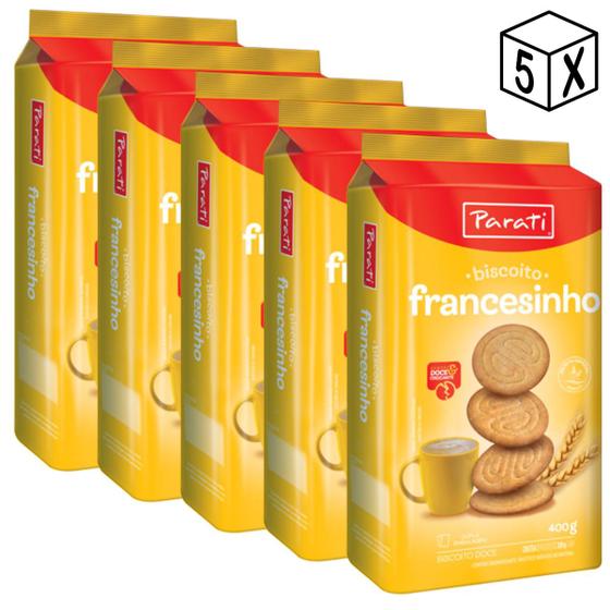 Imagem de Pack 5 unidades Biscoito Francesinho Parati 400g - Kit com 5x400g