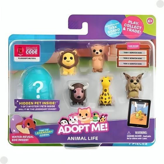 Imagem de Pack 6 Bonecos de 5cm Animal Live Adopt Me 003864 - Sunny