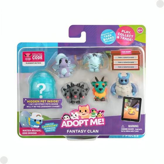 Imagem de Pack 6 Bonecos de 5cm Fantasy Clan Adopt Me 003864 - Sunny