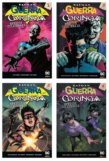 Pack Batman - A Guerra do Coringa - Efeitos Colaterais - Vols. 1 ao 4 (Obra  Completa) - Outros Livros - Magazine Luiza