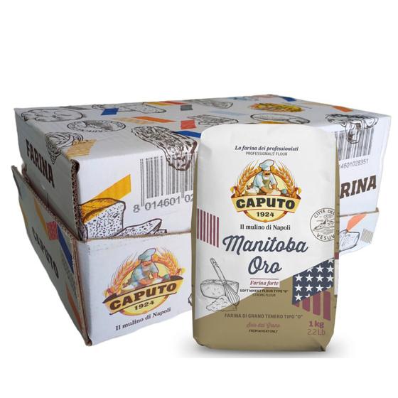 Pack c/ 10 Farinha 0 Italiana Caputo Manitoba Oro 1kg Menor preço em Pack c/ 10 Farinha 0 Italiana Caputo Manitoba Oro 1kg