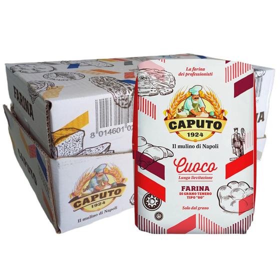 Imagem de Pack c/ 10  Farinha 00 Italiana Caputo CUOCO 1kg