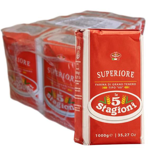 Imagem de Pack c/ 10 Farinha de trigo 00 Italiana Le 5 Stagioni - Superiore