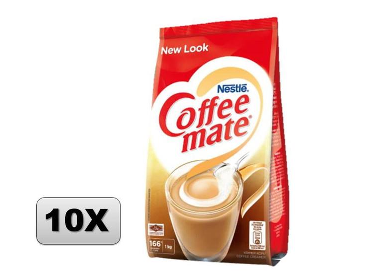 Pack c/ 10 unidades Coffee Mate Nestlé 1kg Menor preço em Pack c/ 10 unidades Coffee Mate Nestlé 1kg