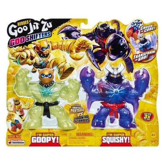 Imagem de Pack c/ 2 Boneco Elástico Heroes of Goo Jit Zu - 12 cm - Moose