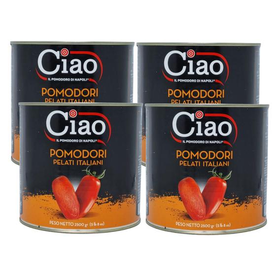 Imagem de Pack c/ 4 un. Tomate Pelati Italiano CIAO  2,5kg