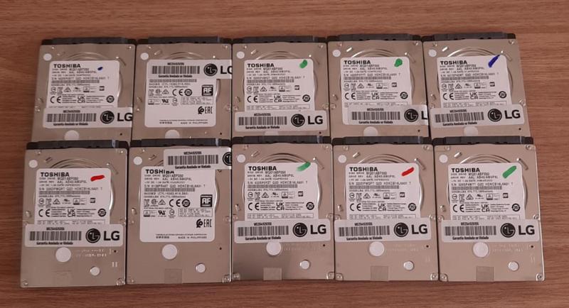 Imagem de Pack com 10 HD Para Notebook 500gb Toshiba