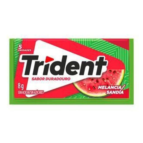 Pack Com 21 Pacotes De Goma De Mascar Chiclete Trident Melancia 8g Menor preço em Pack Com 21 Pacotes De Goma De Mascar Chiclete Trident Melancia 8g