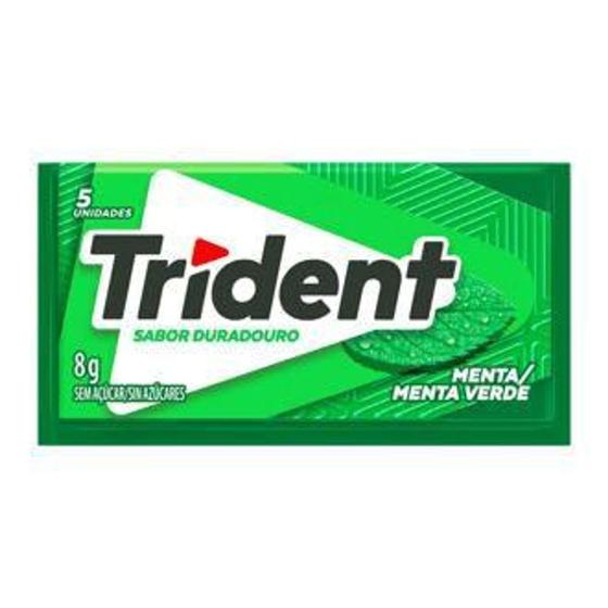 Pack Com 21 Pacotes De Goma De Mascar Chiclete Trident Menta 8g Menor preço em Pack Com 21 Pacotes De Goma De Mascar Chiclete Trident Menta 8g