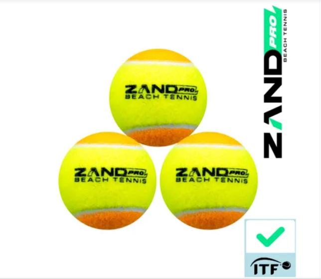 Imagem de Pack com 3 bolas de beach tennis zand pro