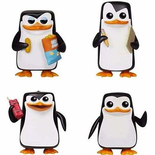 Imagem de Pack com 4 Funko Pop Animação Pinguins de Madagascar